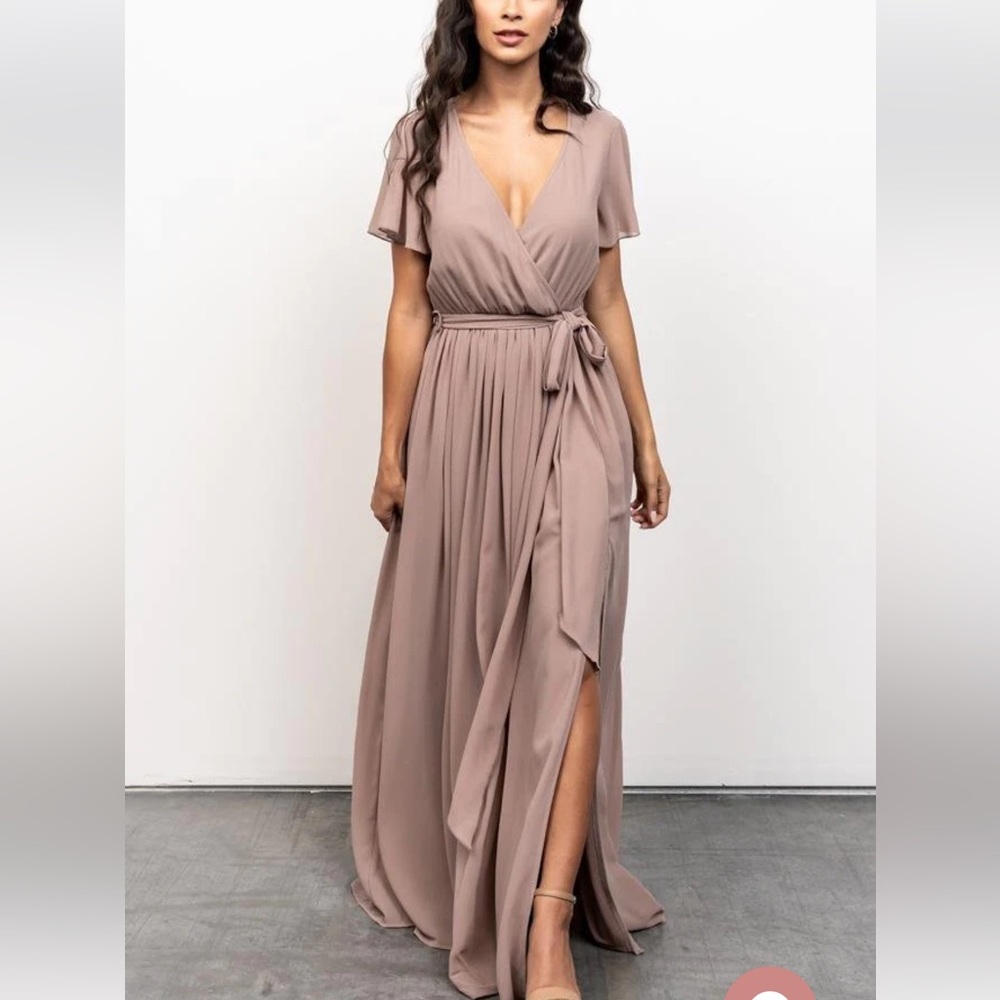 Kristina Maxi Dress | Taupe | Baltic Born